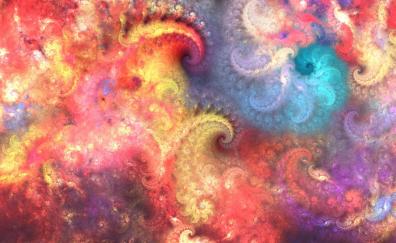 Abstract, colorful, fractal