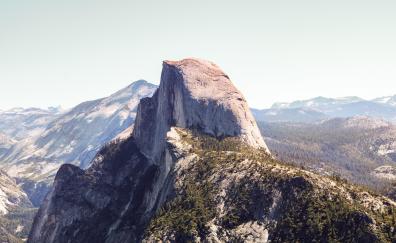 Half Dome, Yosemite valley, national park, nature